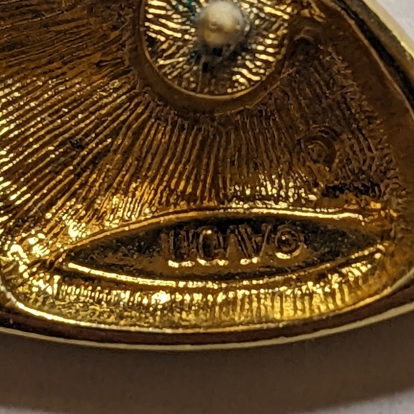 Vintage Rare Avon Goldtone Chatelaine Mother Cat And Baby Kitten Pins‎ - Picture 4 of 5